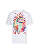 【関税送料込み】Casablancaネイチャーズティーチャー Tシャツ Casablanca 'nature teacher' t-shirt available on SUGAR - 172238
