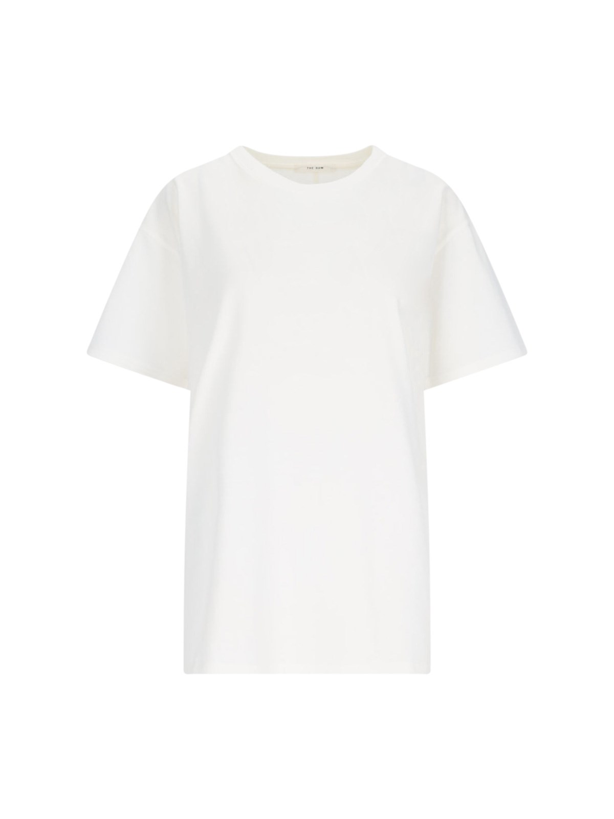 The Row Calibi Brushed Cotton Silk Jersey T-shirt In White