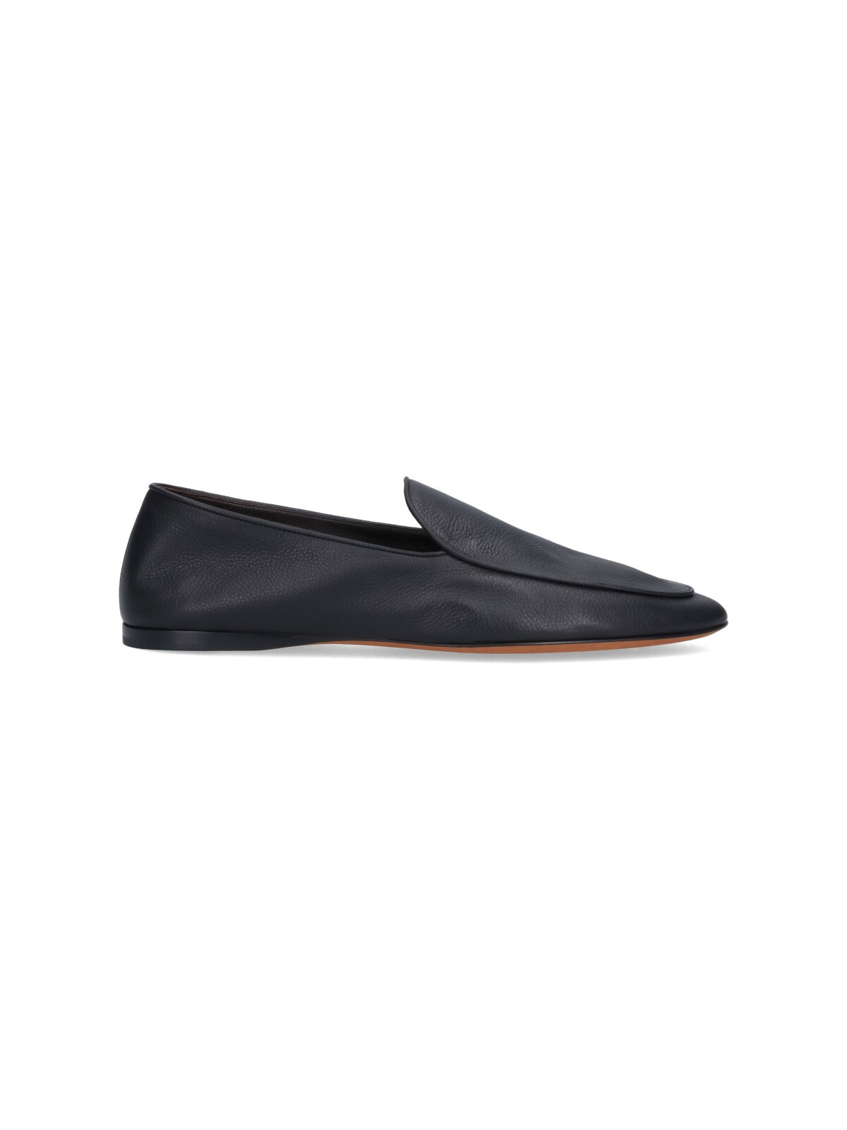 THE ROW HAMMERED LEATHER LOAFERS
