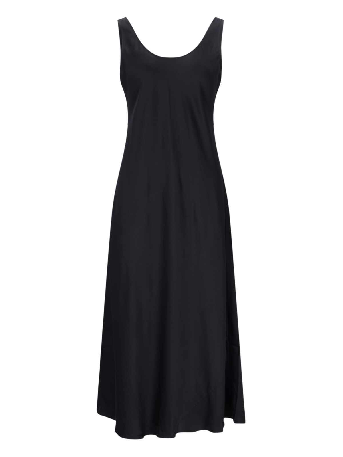 Shop Calvin Klein Flared Maxi Dress In Black  