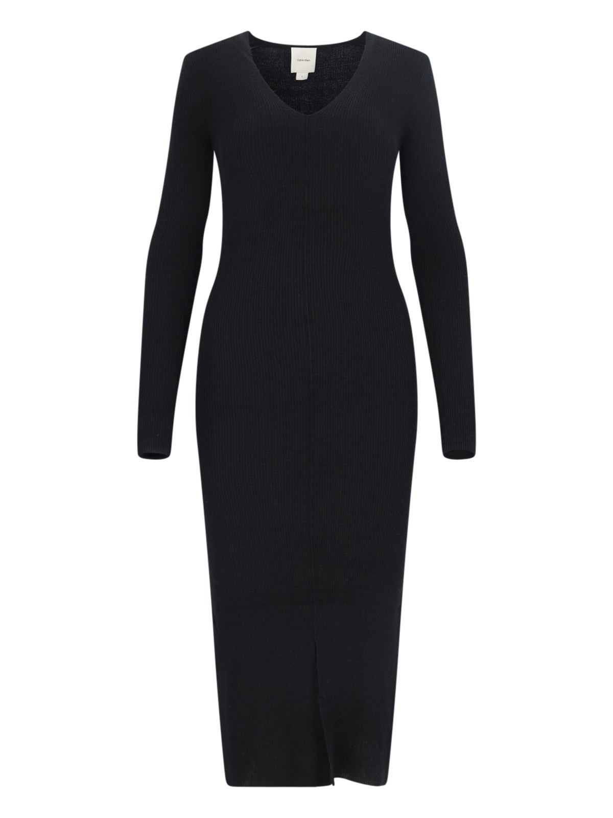 Shop Calvin Klein 'bodycon' Sheath Midi Dress In Black  