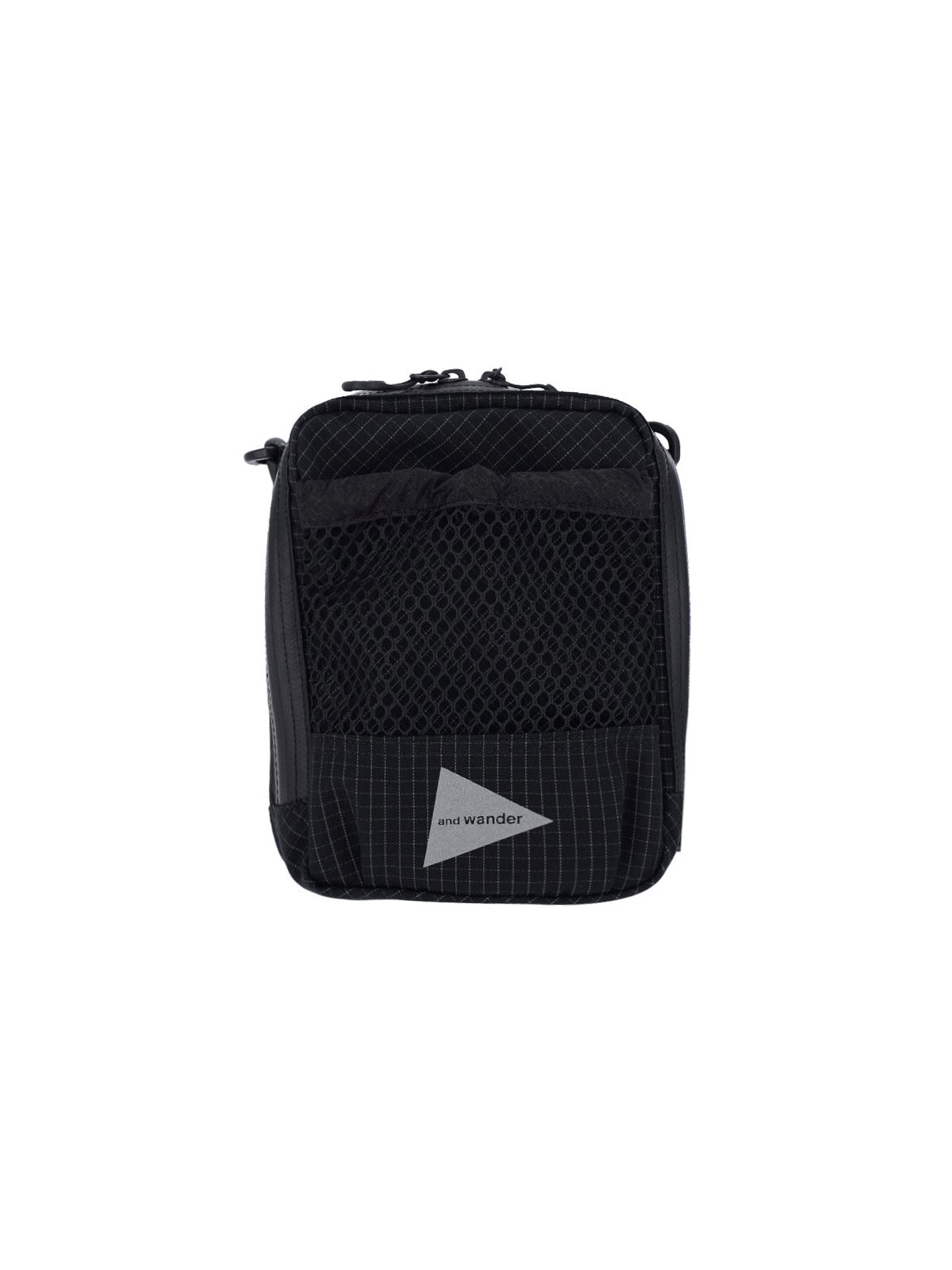 And Wander 'reflective' Crossbody Pouch Bag In Black  