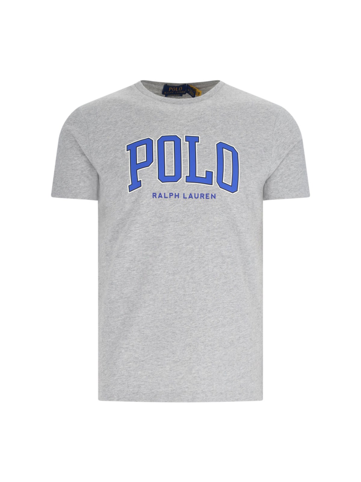 Polo Ralph Lauren Logo T-shirt In Gray