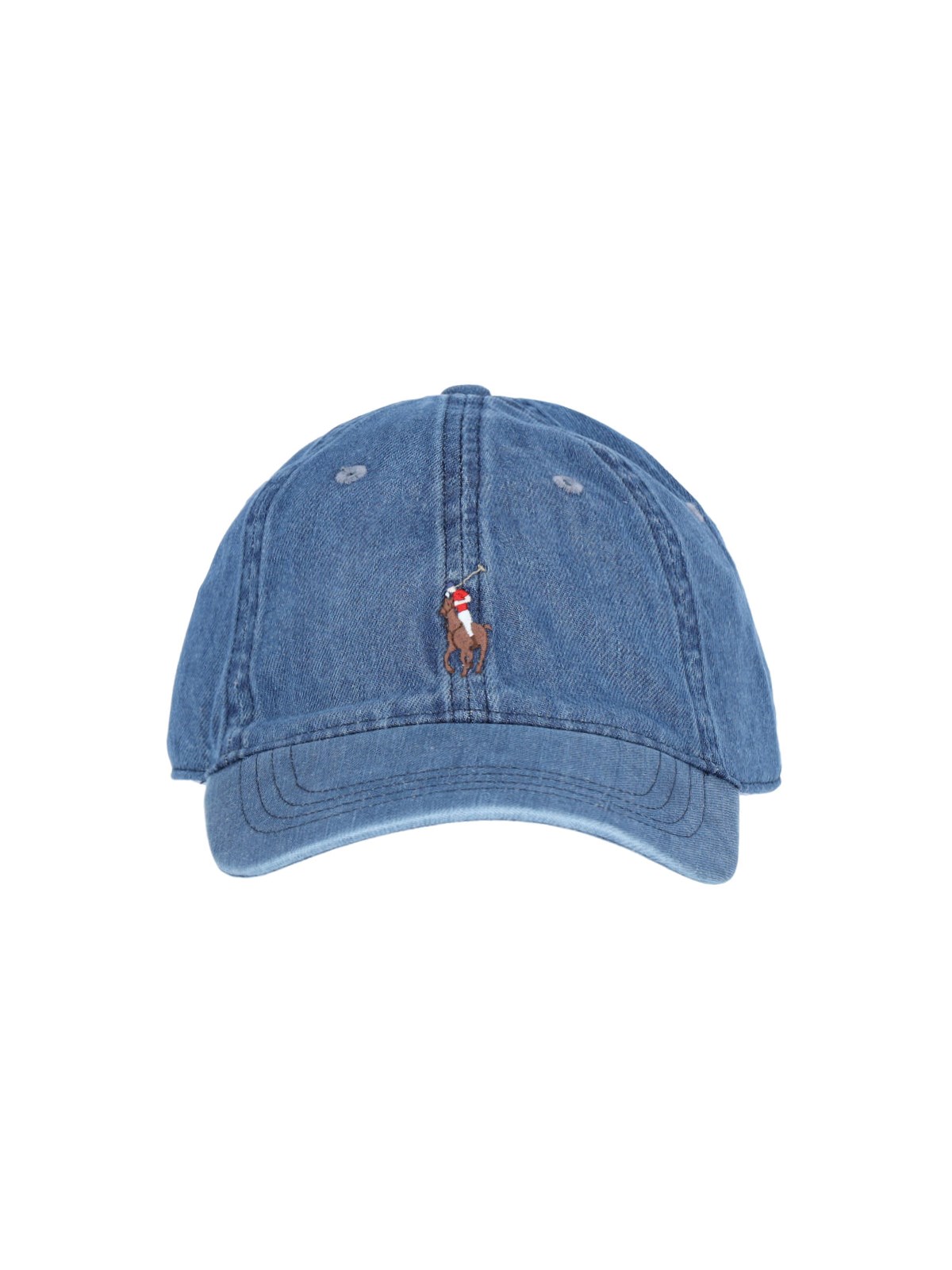Polo Ralph Lauren Logo Baseball Cap In Blue