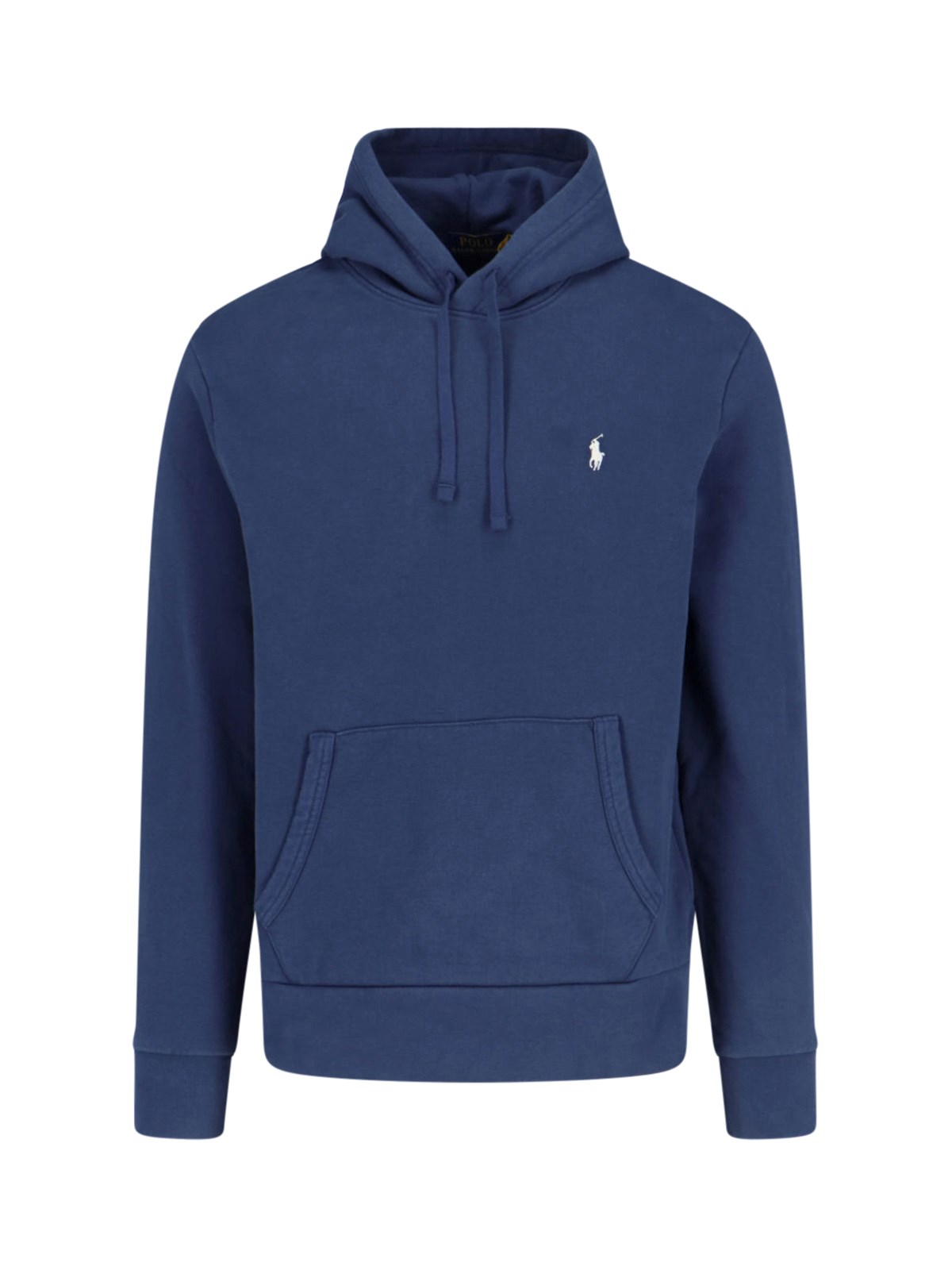 Polo Ralph Lauren Polo Pony-embroideredcotton Hoodie In Blue