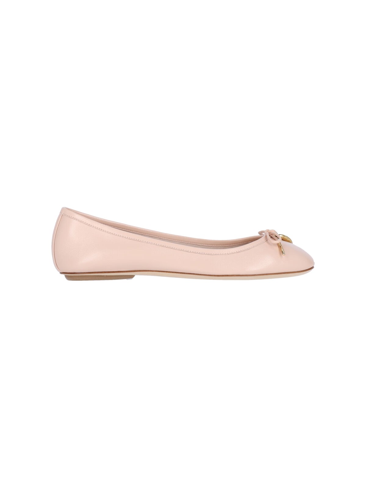 Chloé Iris Leather Ballerina Flats In Multi