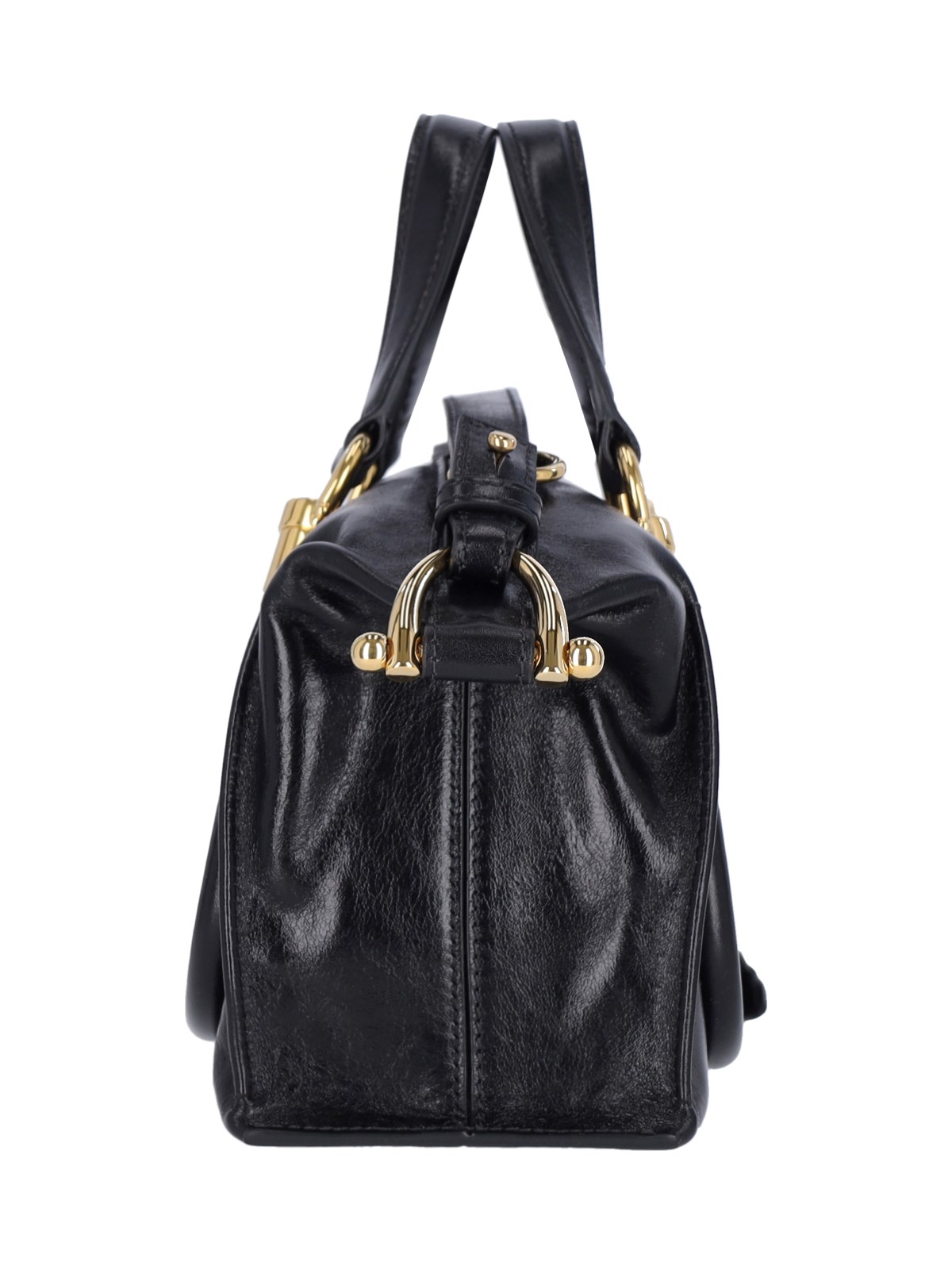 【関税&送料込】Chloe Chc24As751 - Paraty 24 Chloé Small Paraty 24 Bag in Shiny Leather in Clay brown