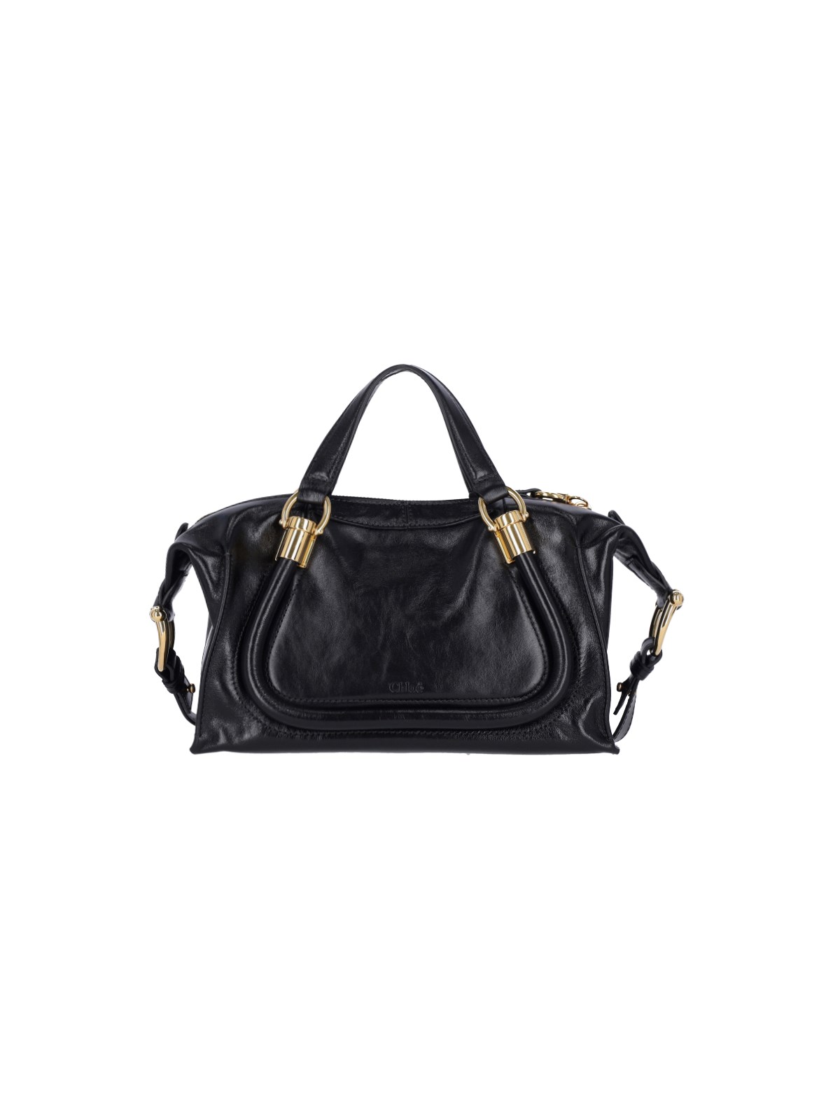 ショルダーバッグ・ポシェット Chloe FW24 PARATY 24 SHOULDER BAG (CHC24AS751N82 26M) Chloé Paraty 24 Bag in Shiny Leather in Sweet beige | Chloé US