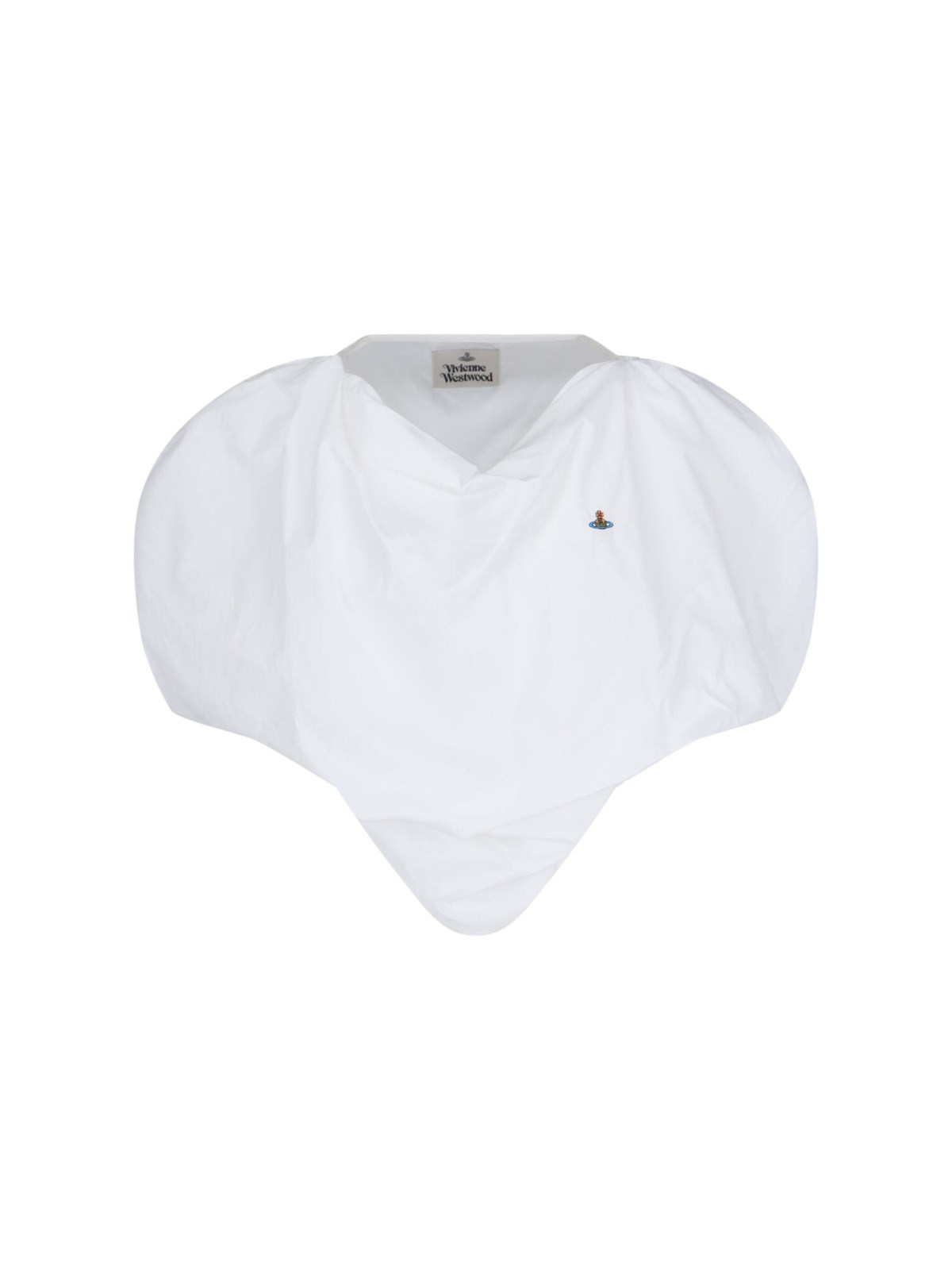 Vivienne Westwood Womens Heart Crop Top - Size 40 IT - White