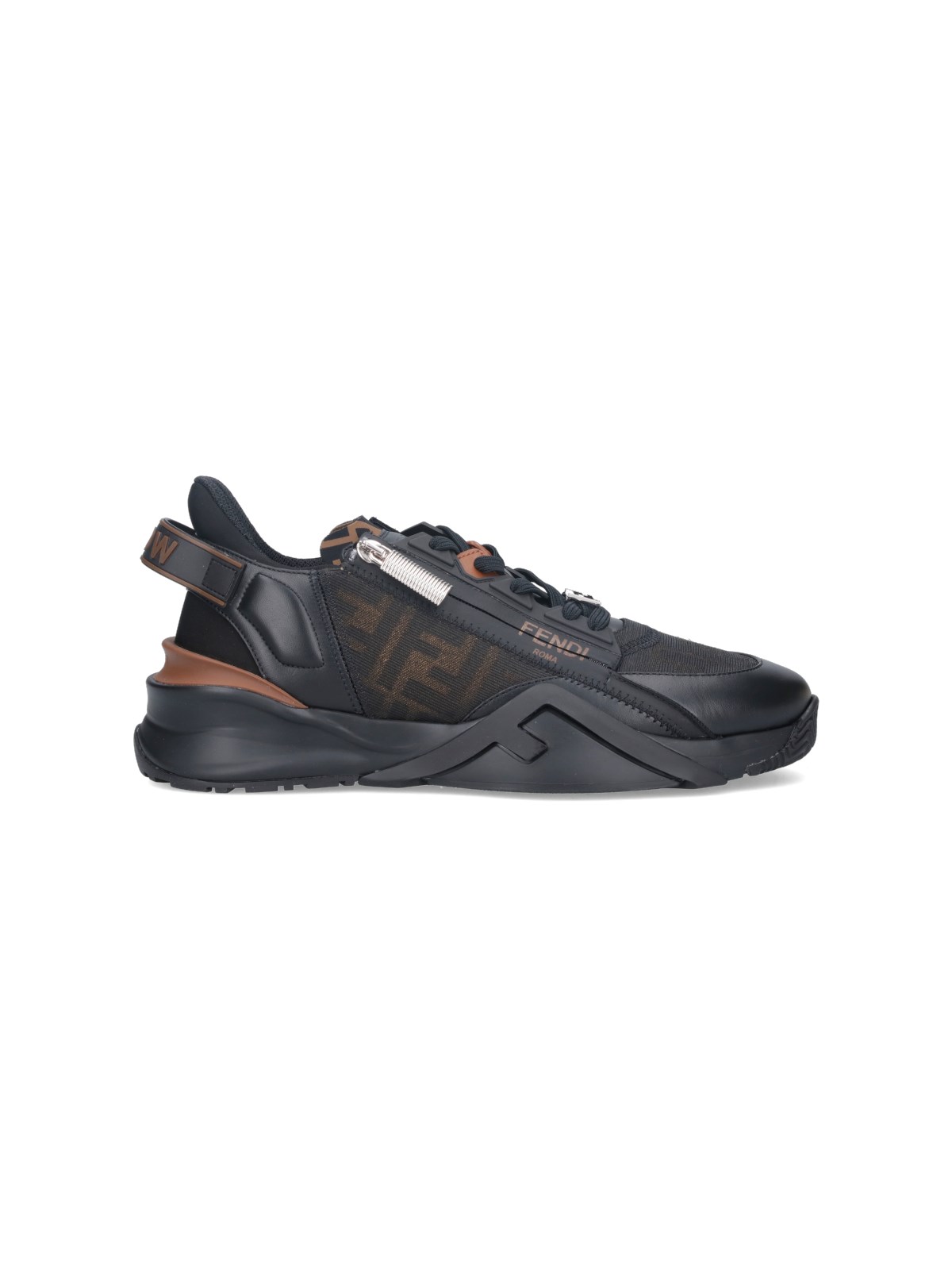Fendi Scarpe Da Ginnastica Flow In Black