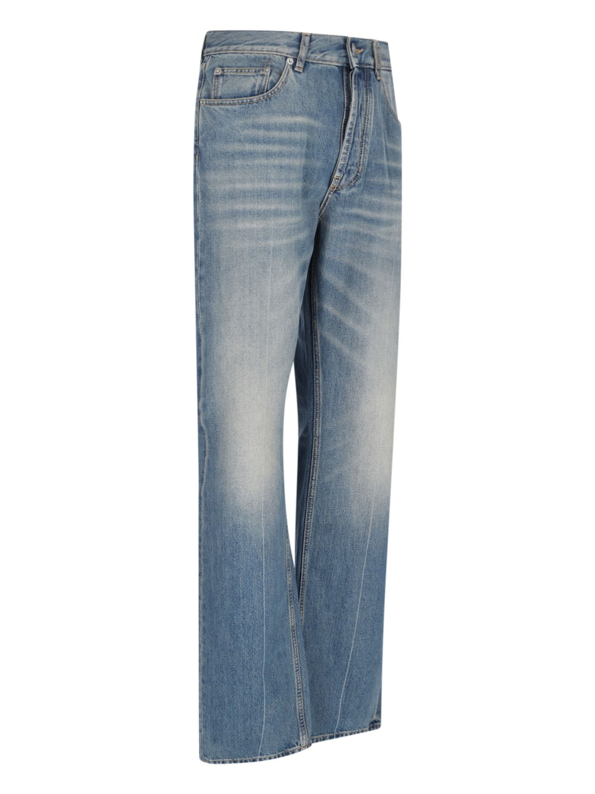 【関税&送料込】Alexander Mcqueen Denim Jeans Alexander McQueen Distressed Cropped Jeans | Blue | FARFETCH
