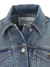 Alaïa Denim jacket with belt available on SUGAR - 173641