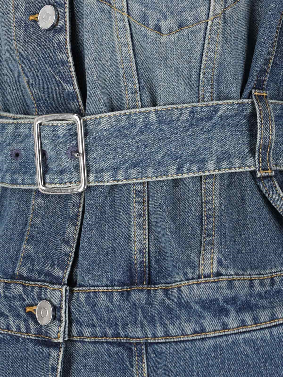 Alaïa Denim jacket with belt available on SUGAR - 173641