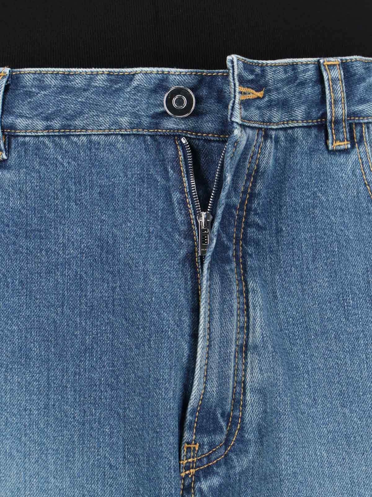 デニム・ジーパン ALAIA JEANS BLEU MINERAL Alaia Cotton Jeans - Bleu Mineral | Garmentory