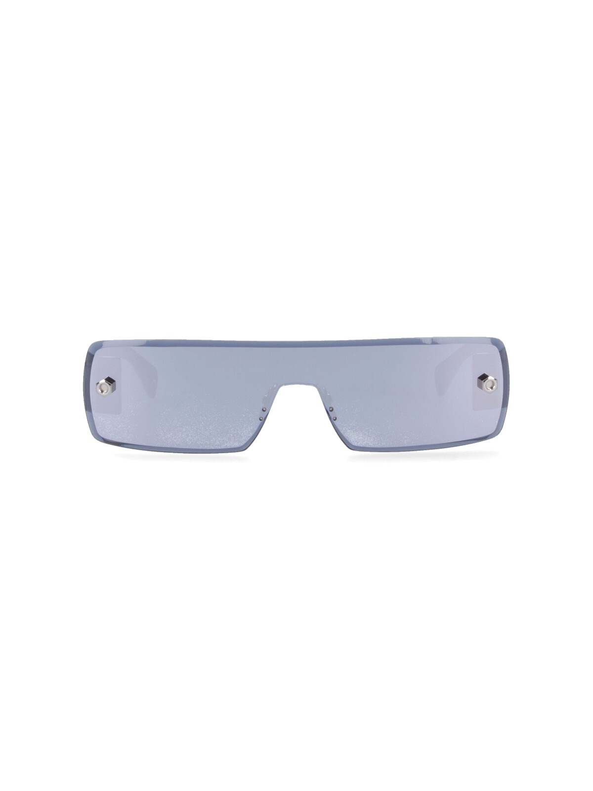 Alaïa Mask Sunglasses In Silver