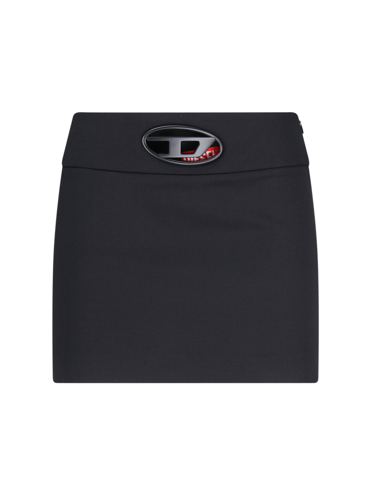 ミニスカート DIESEL 'O-dixy' mini skirt Women's Mini skirt in wool blend | Black | Diesel