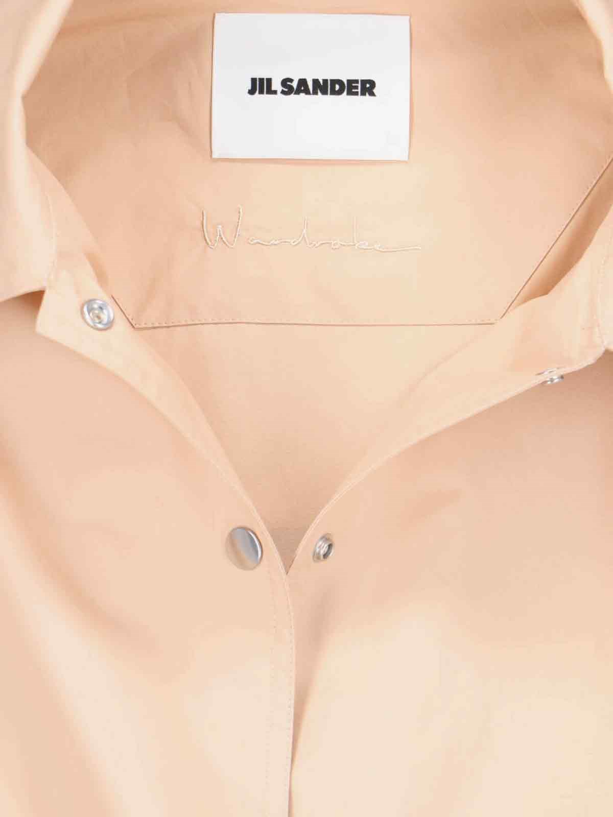 Jil sander Logo single-breasted jacket available on SUGAR