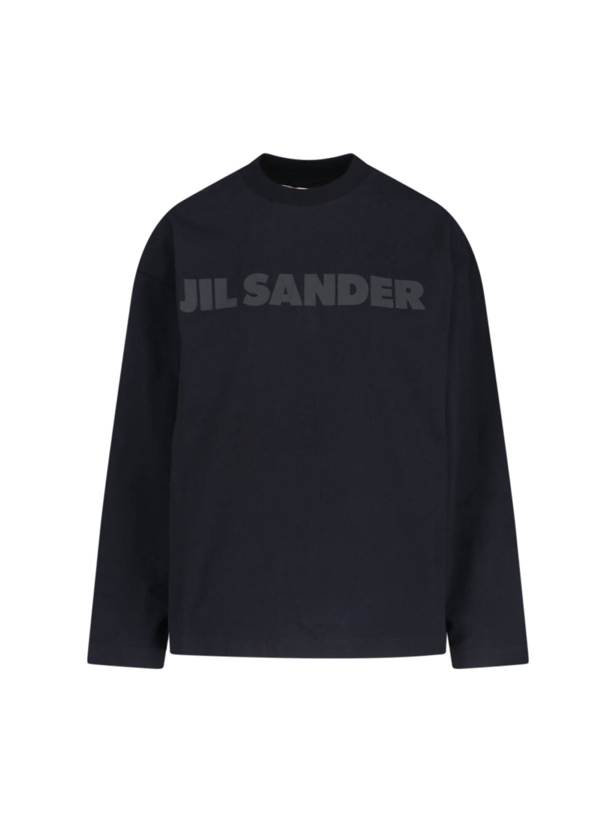 Shop Jil Sander Logo T-shirt In Black