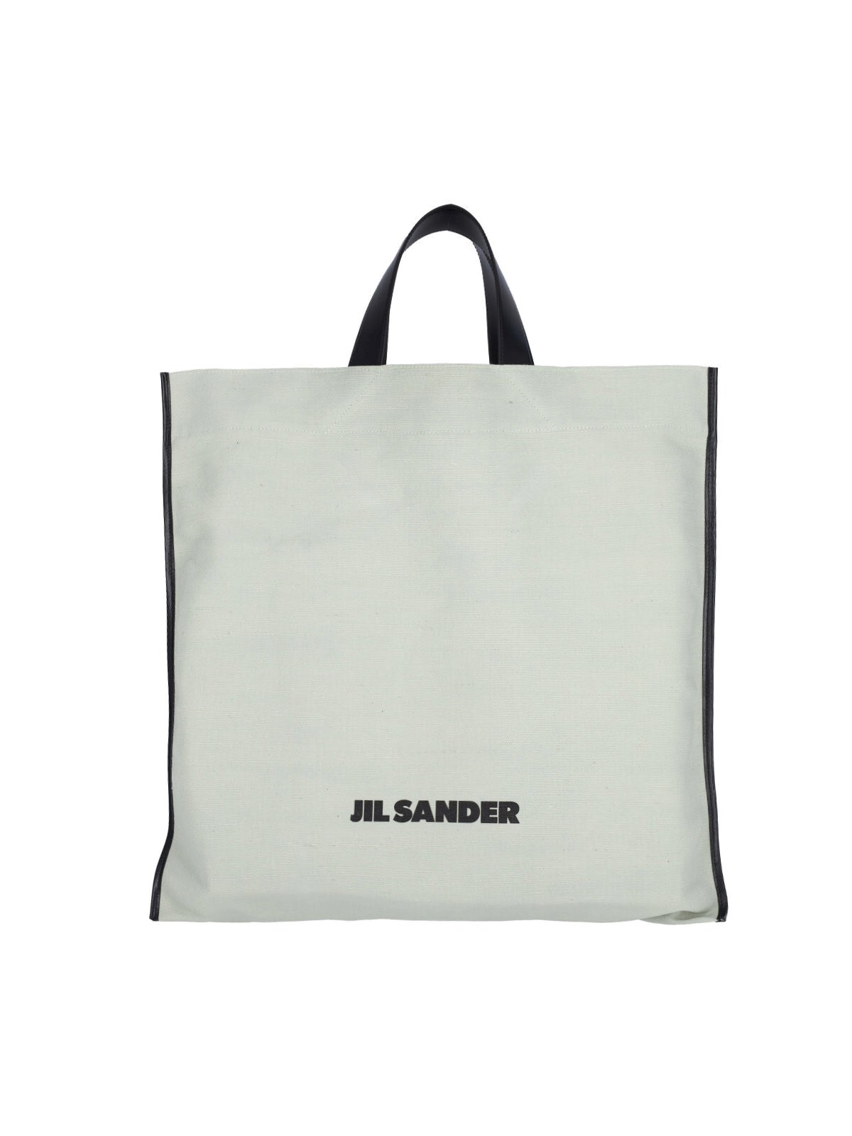 Jil Sander Square Tote Bag In Green