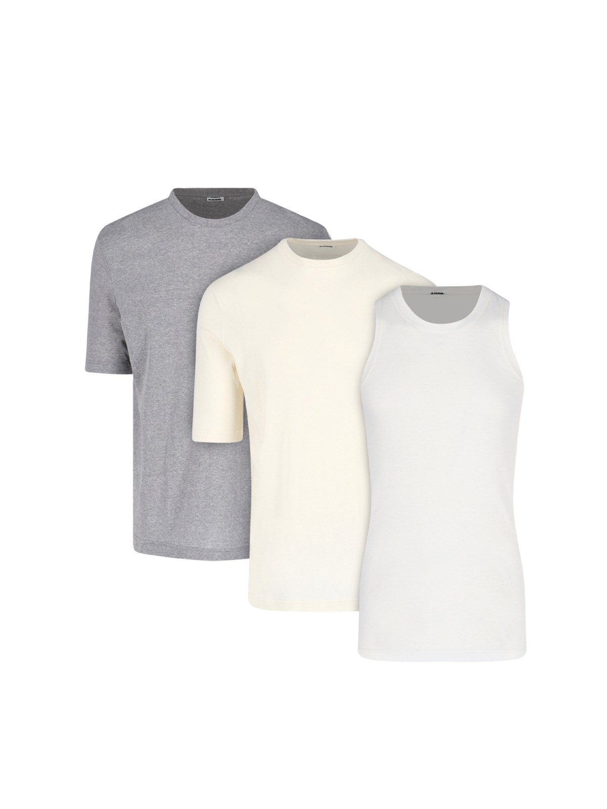 Jil Sander Set Of 2 T-Shirts And Tank Top