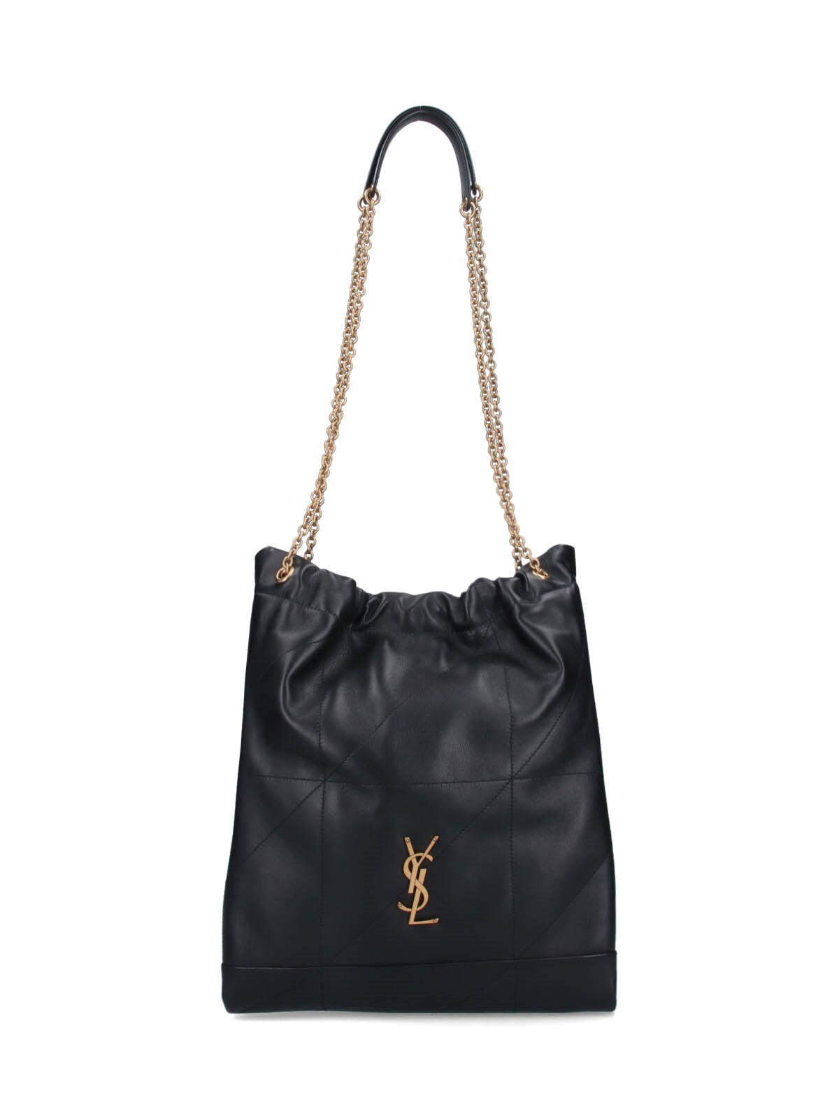 Saint Laurent "jamie Pochon" Bucket Bag In Black  