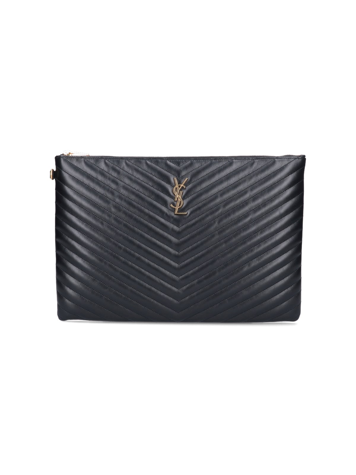 Saint Laurent - "cassandre" Document Holder In Black