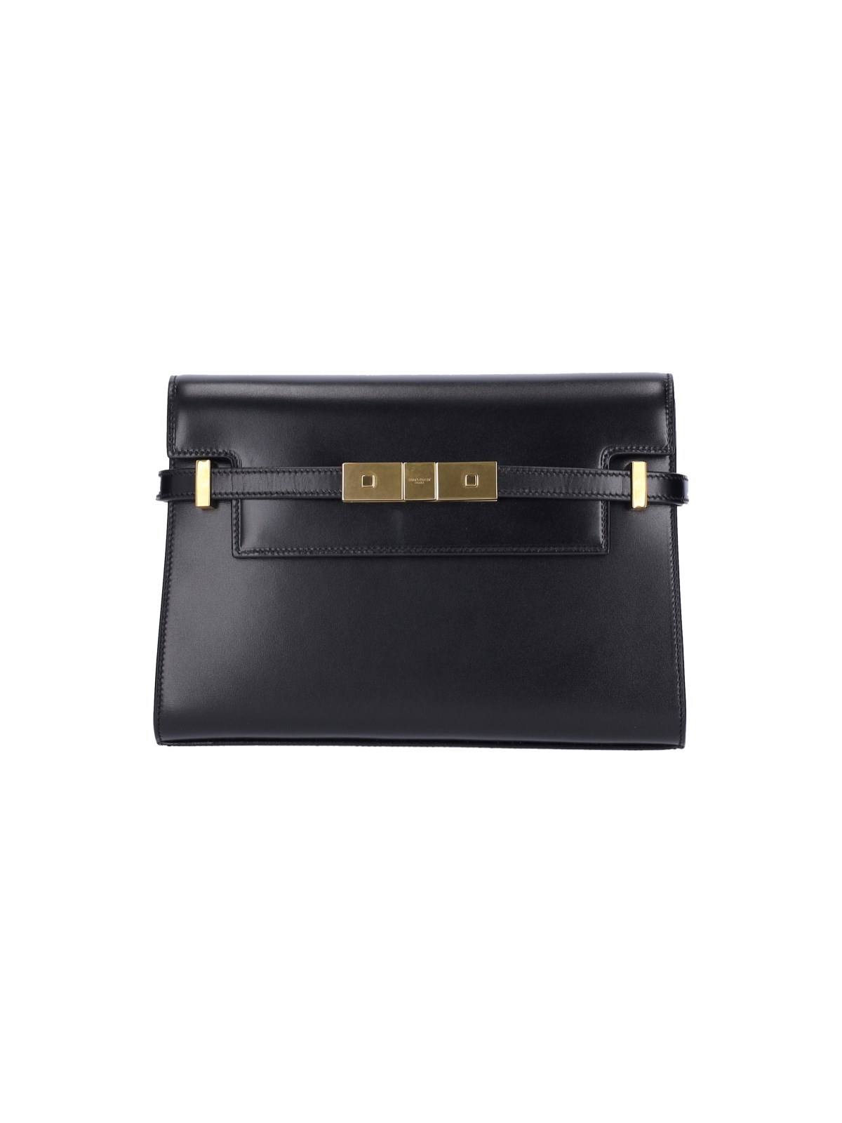 Saint Laurent Small ‘manhattan In Box' Shoulder Bag In Black