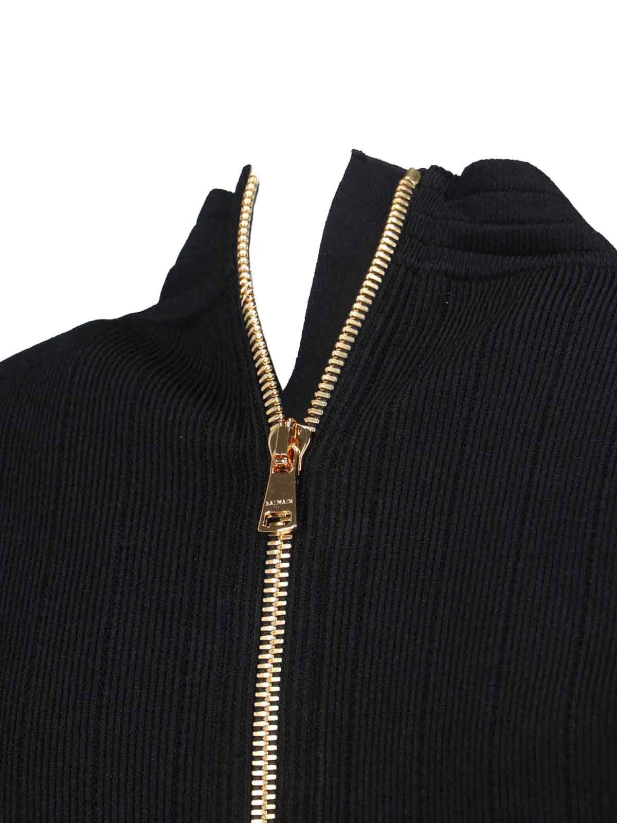 Balmain DF1LBA22DE536FC 関税送料込 Balmain black and white blazer sz US 8 (40) NWT | eBay