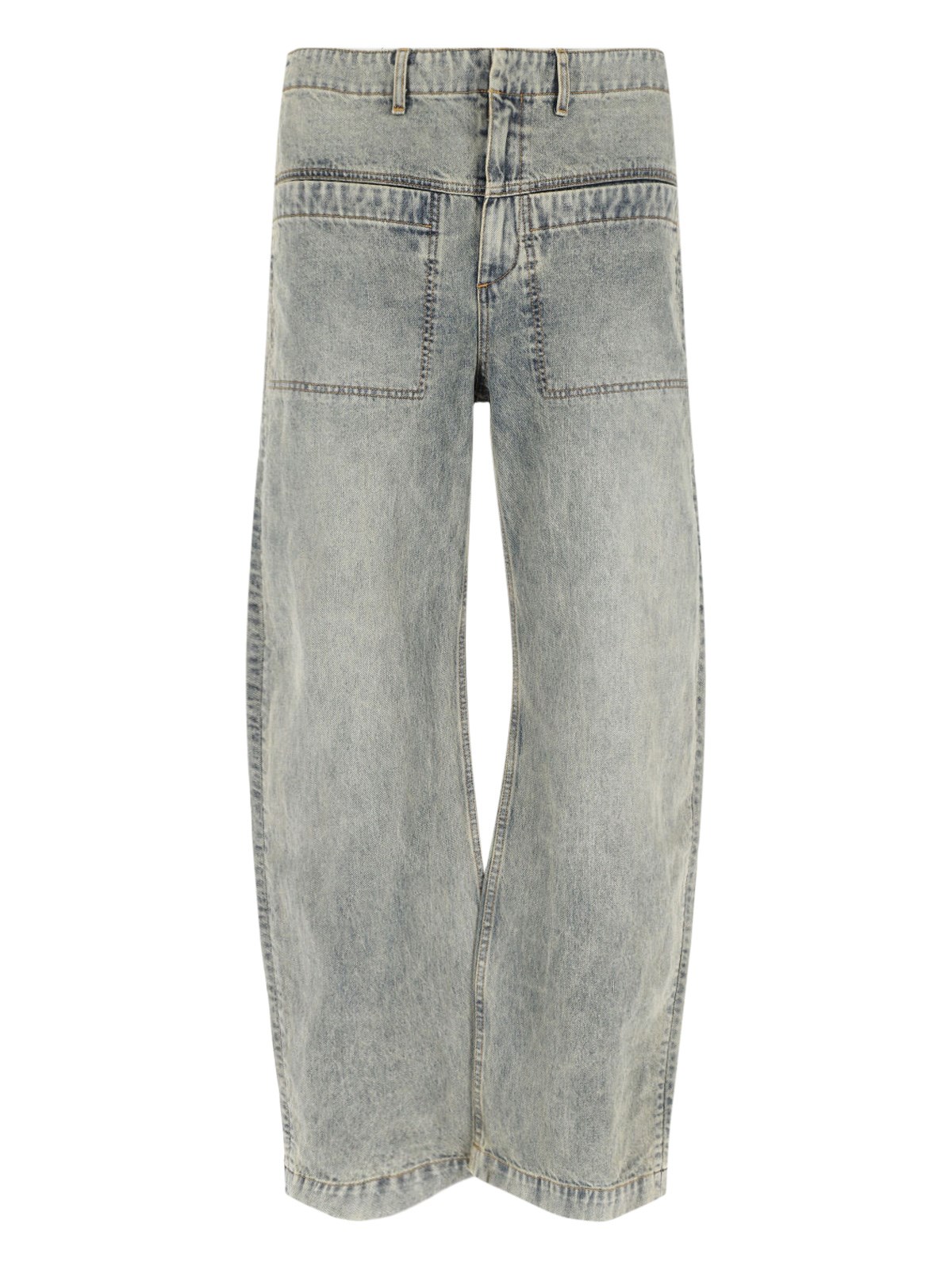 Entire Studios Asset Curved Jeans In Light Blue