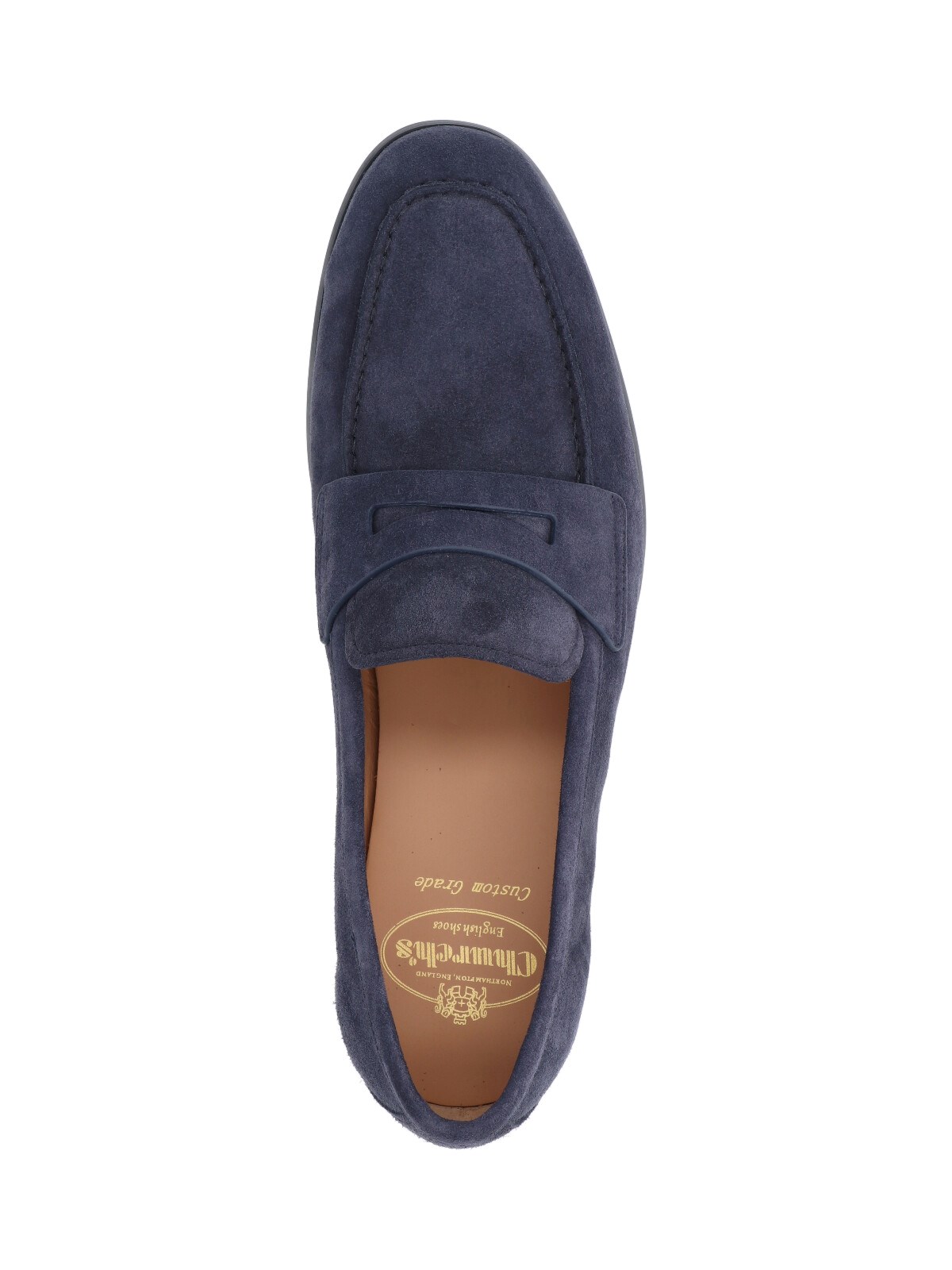Blue Studded Men\'s CHURCH\'S Loafers preowned Size 11.5 UK Church main image 4