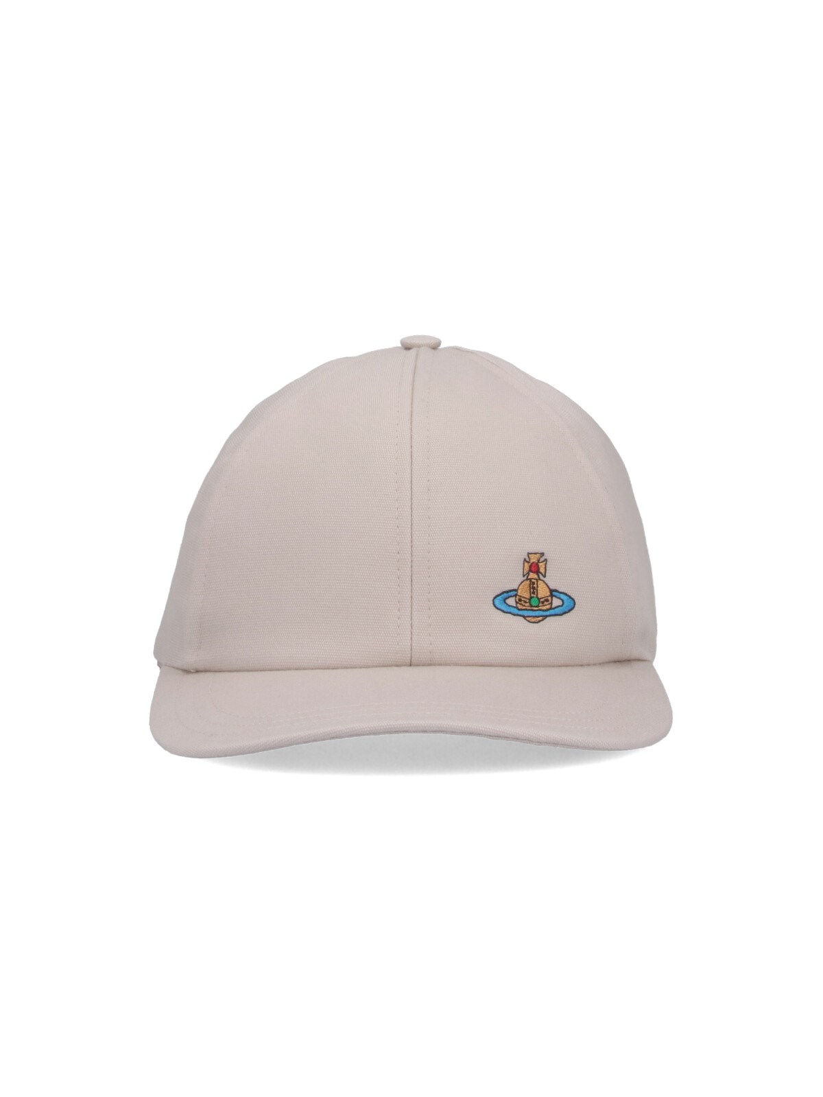 Vivienne Westwood Orb Baseball Cap In Beige