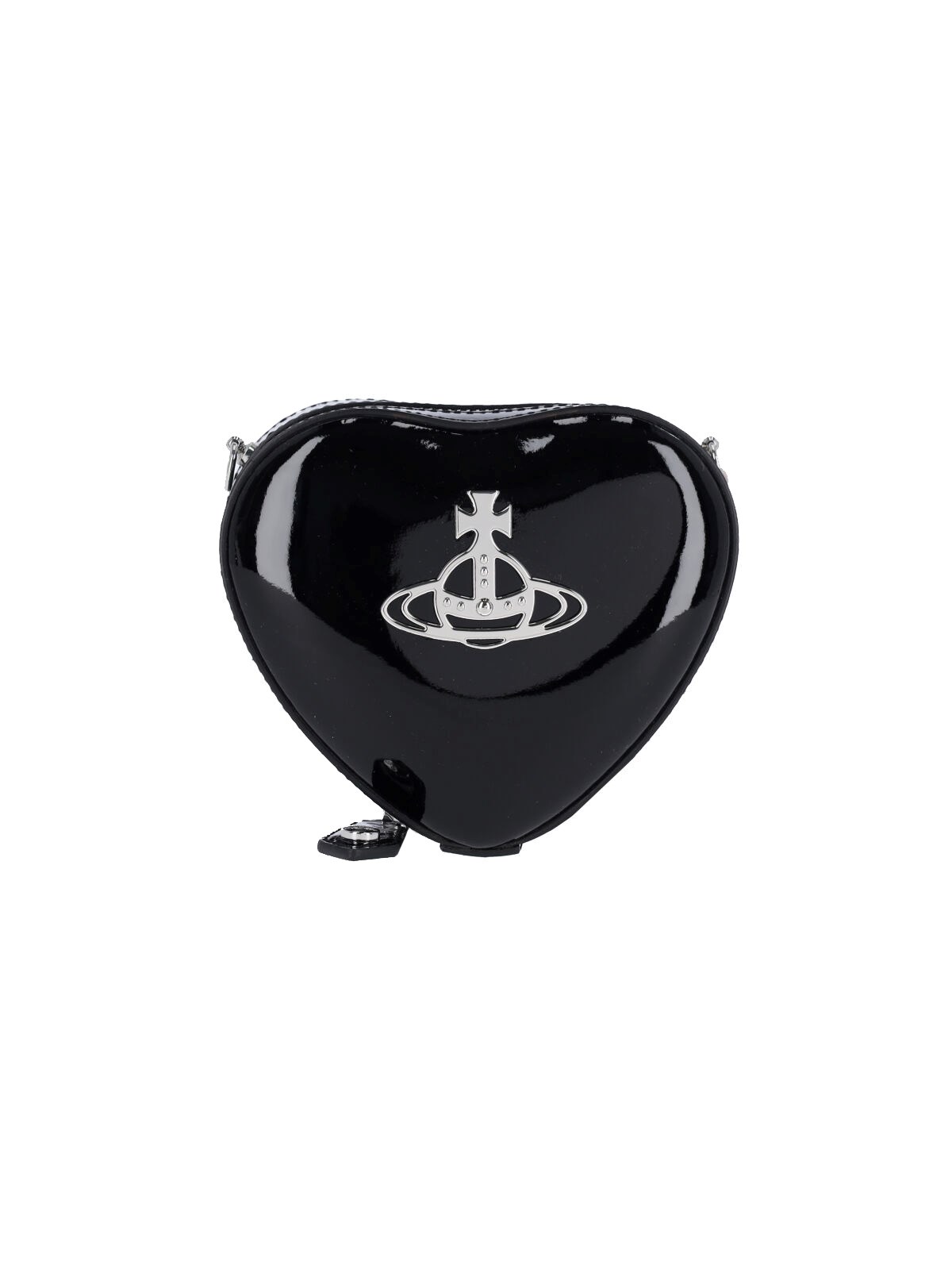Vivienne Westwood "louise Heart" Mini Bag In Black