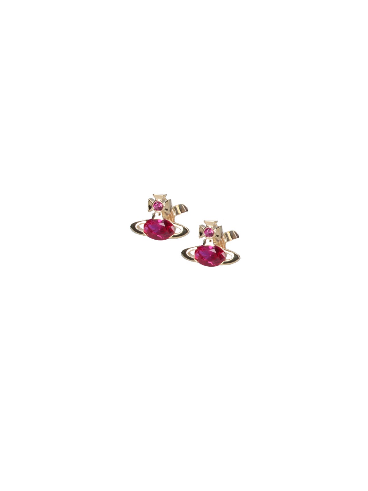 VIVIENNE WESTWOOD 'ALLIE' RHINESTONE EARRINGS 