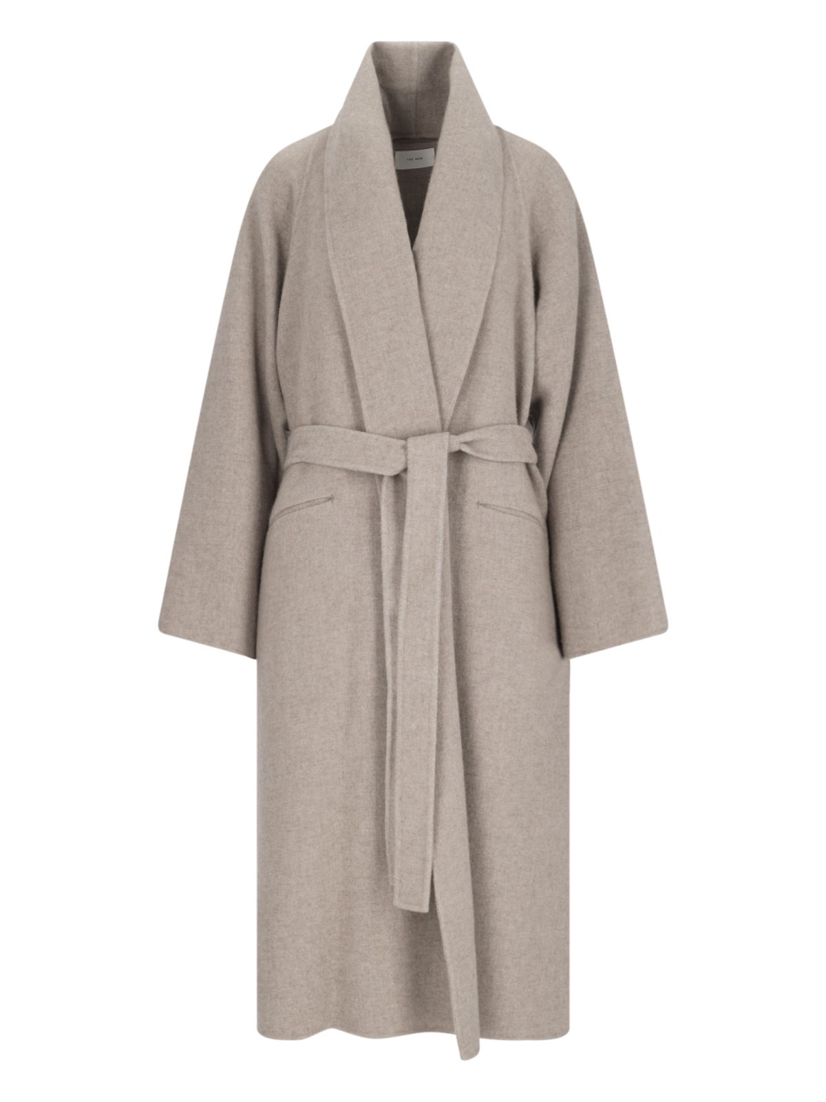 Shop The Row 'laguna' Cashmere Coat In Taupe