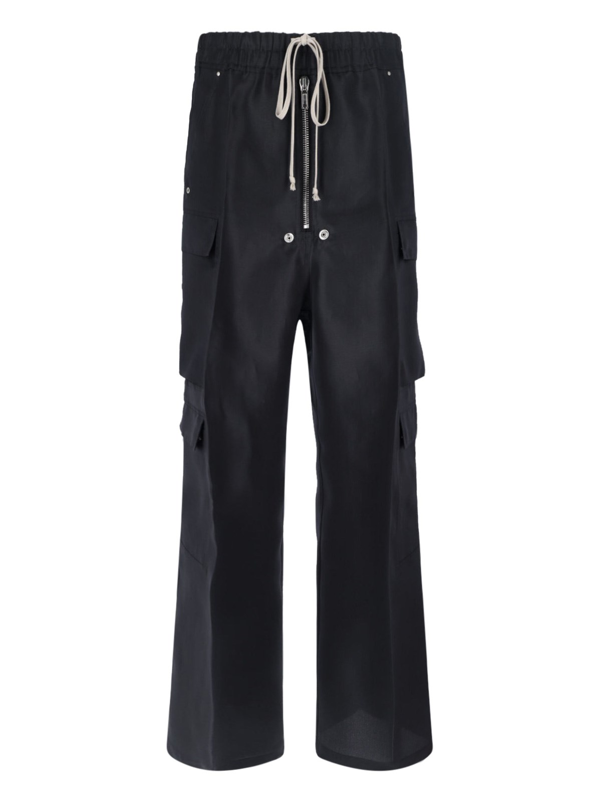 Rick Owens Men's Silk Cargobelas In Black  