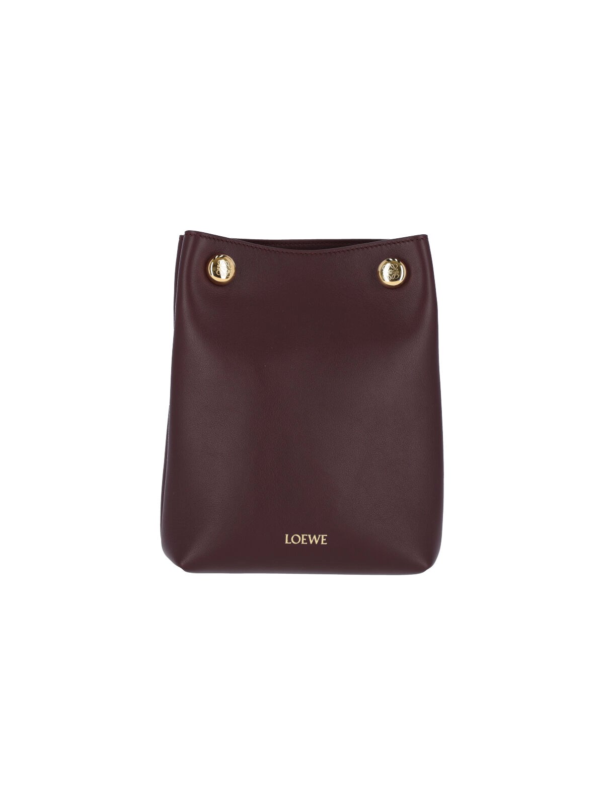 Loewe "pebble" Clutch In Red