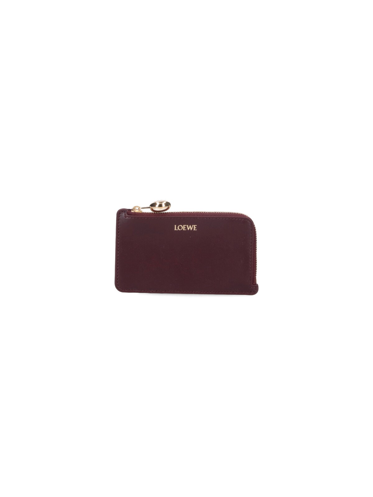 Loewe "pebble" Card Holder In Red