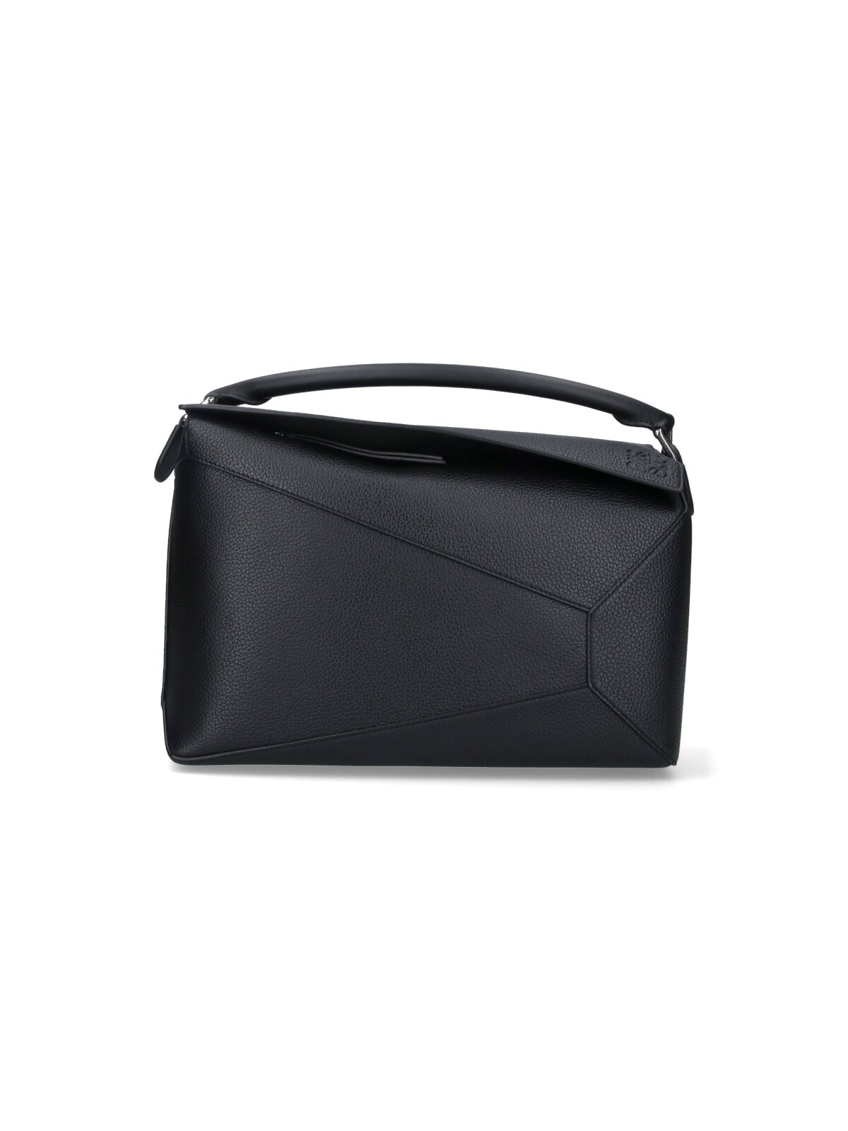 Shop Loewe 'puzzle' Large Crossbody Bag In Black  