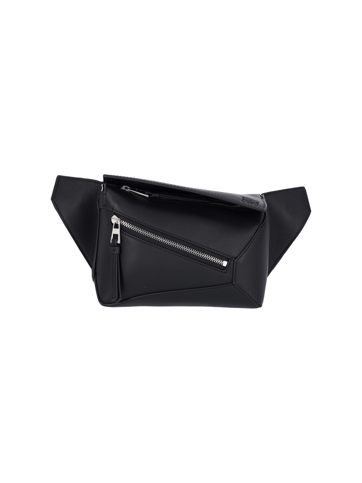 Shop Loewe Belt Bag "mini Puzzle" In Black  