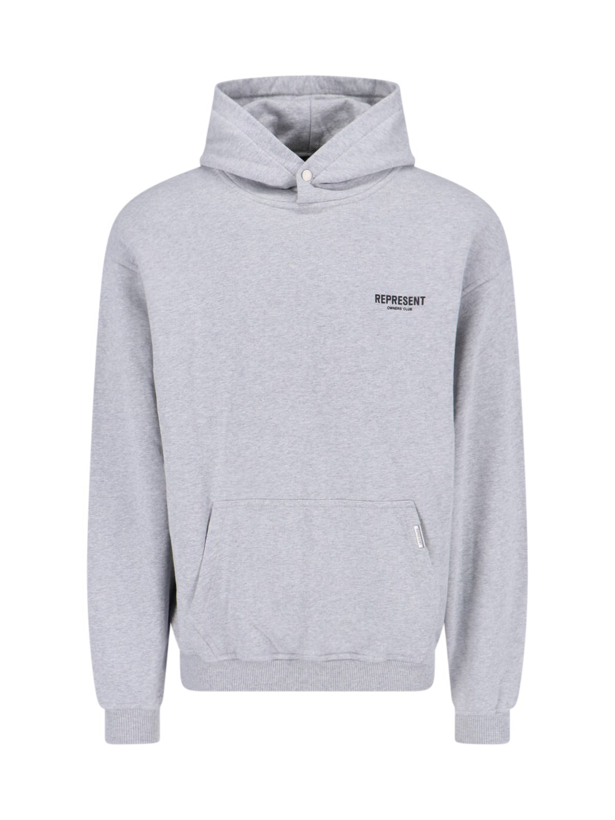 Shop Represent 'owners' Club' Hoodie In Gray