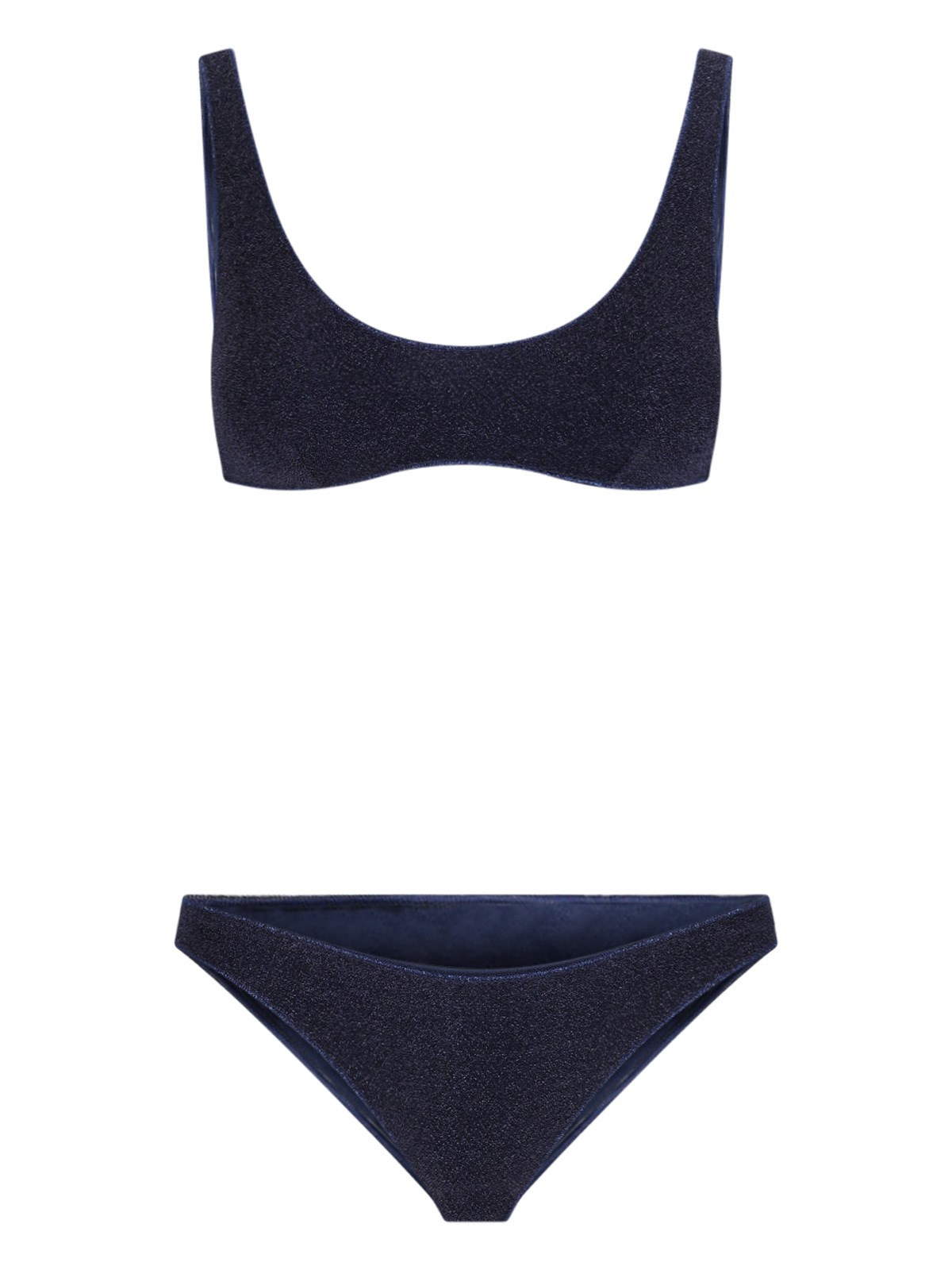 Oseree Bikini Set With Luminous In Blue
