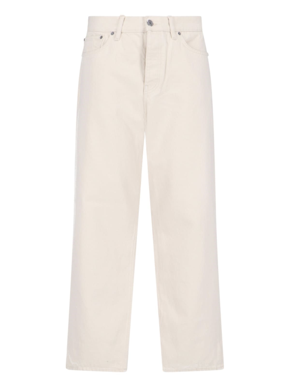 Shop Sunflower Straight Jeans In Cream