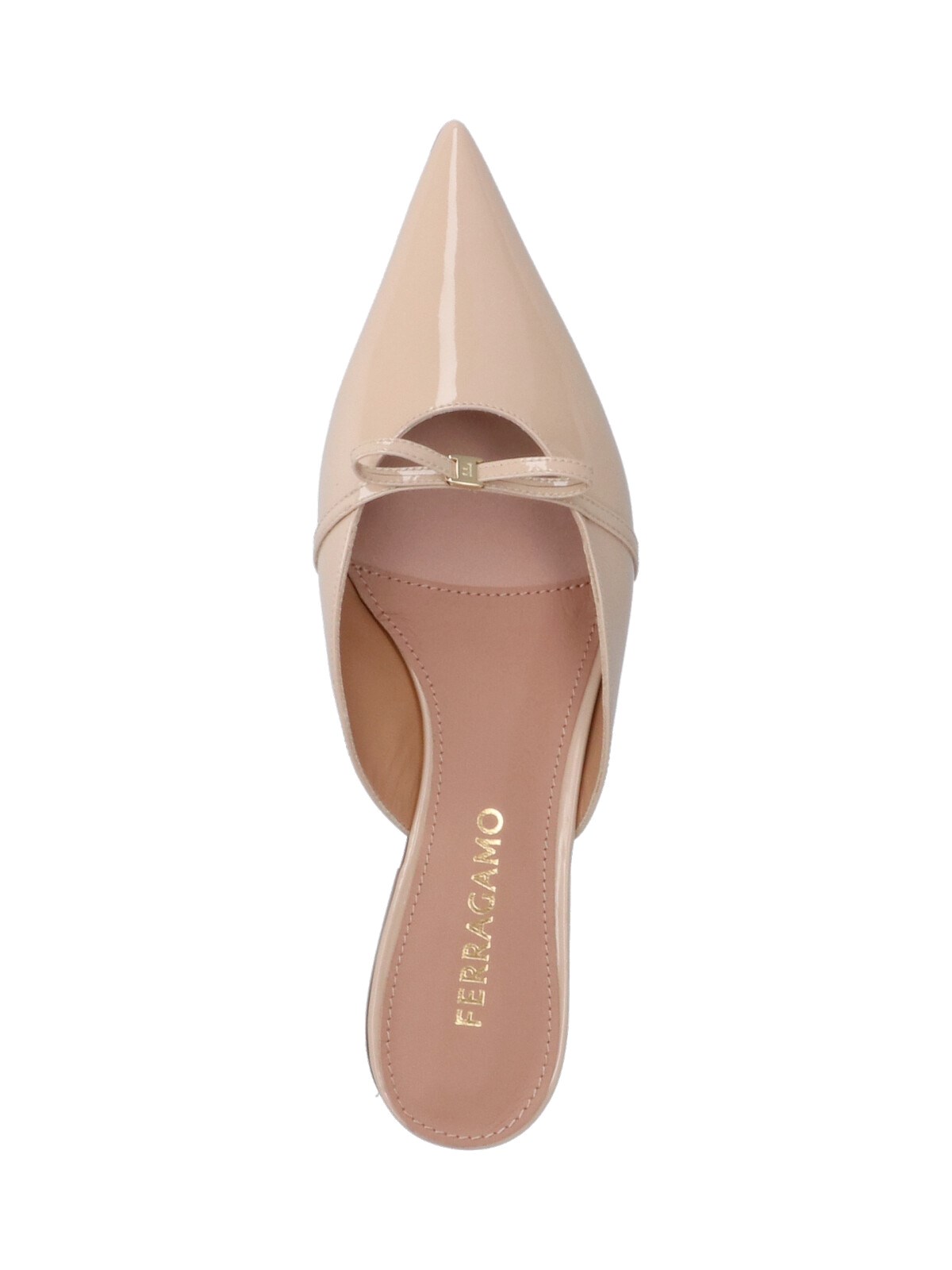サンダル・ミュール Ferragamo Leather Mules With Bow Ferragamo Mules with bow available on SUGAR - 175566