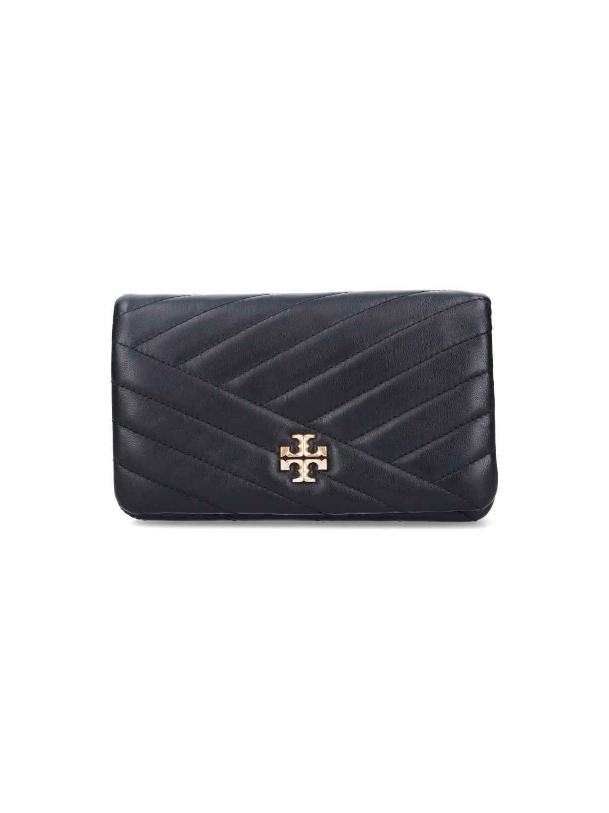 Shop Tory Burch 'kira' Chain Wallet In Black  