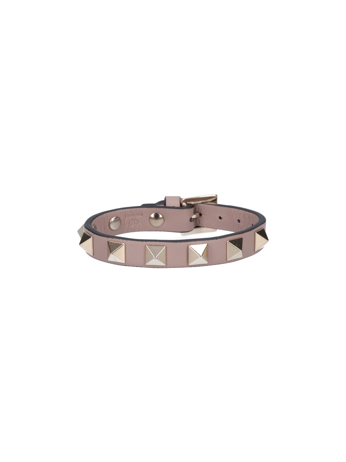 Shop Valentino 'rockstud' Bracelet In Pink