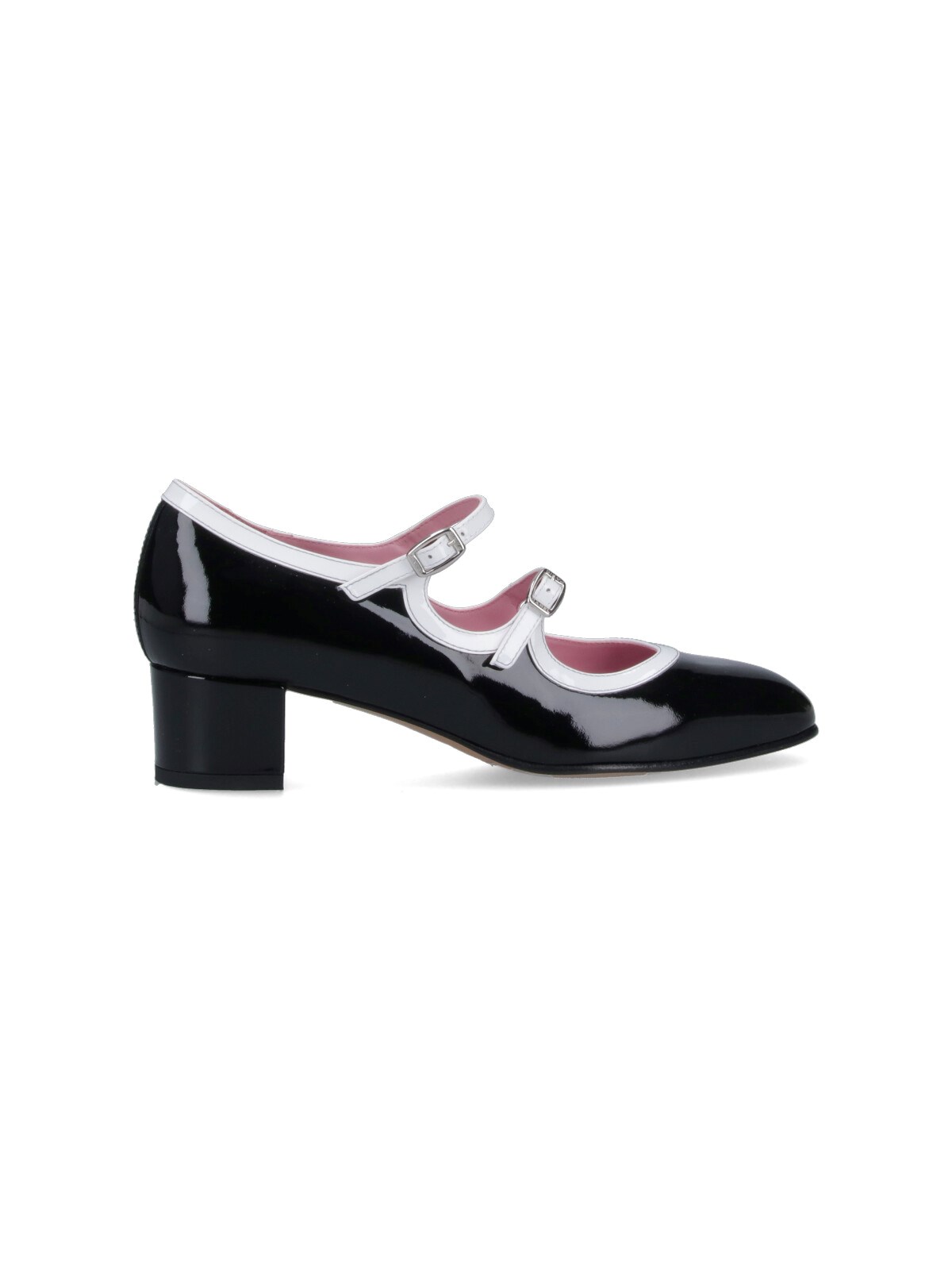 Carel Mary Jane00 Block Heel Round Toe In Black