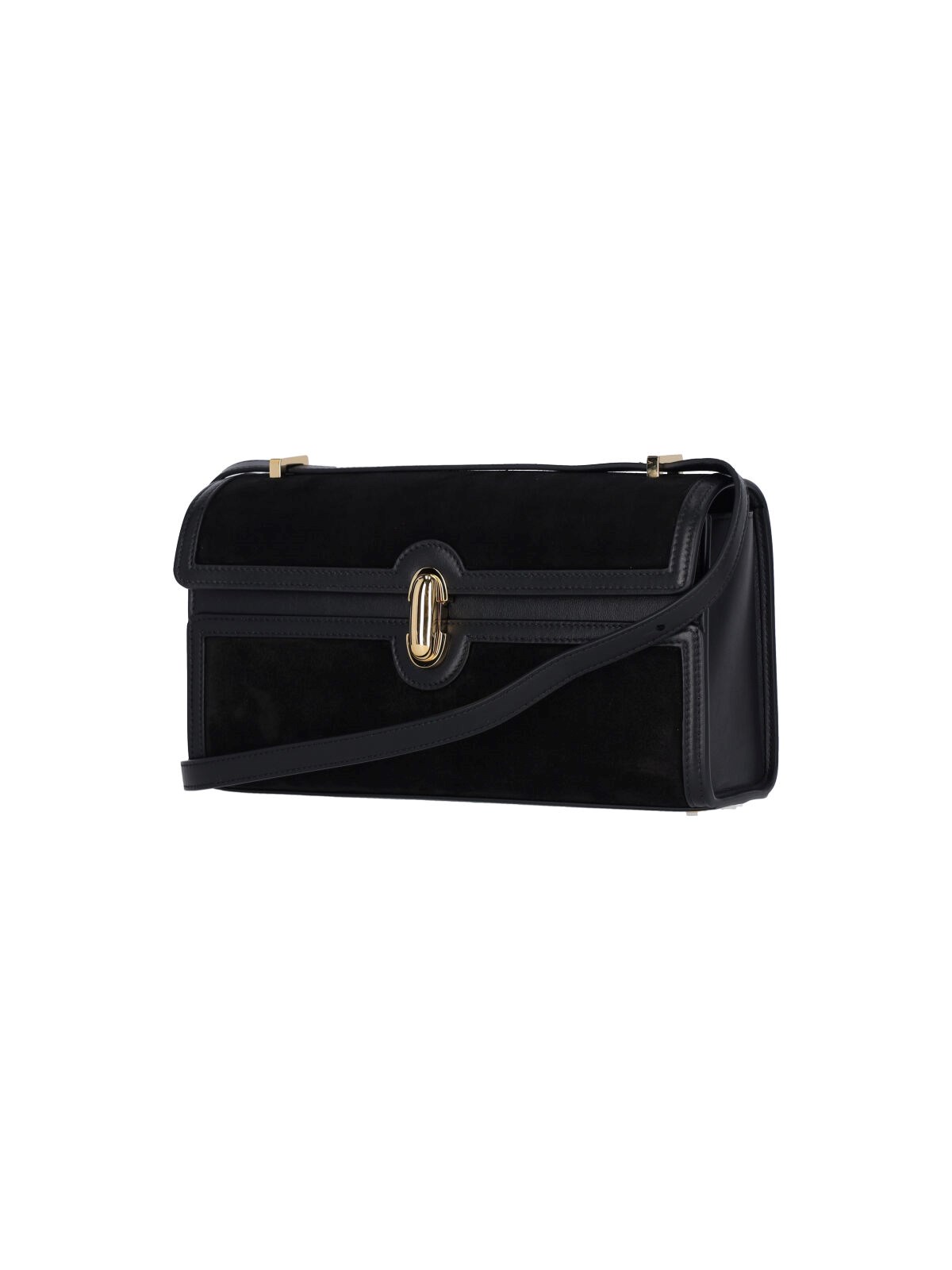 【関税込み】Savette ブラック Symmetry ポシェット バッグ Symmetry Pochette in Black Suede · Savette