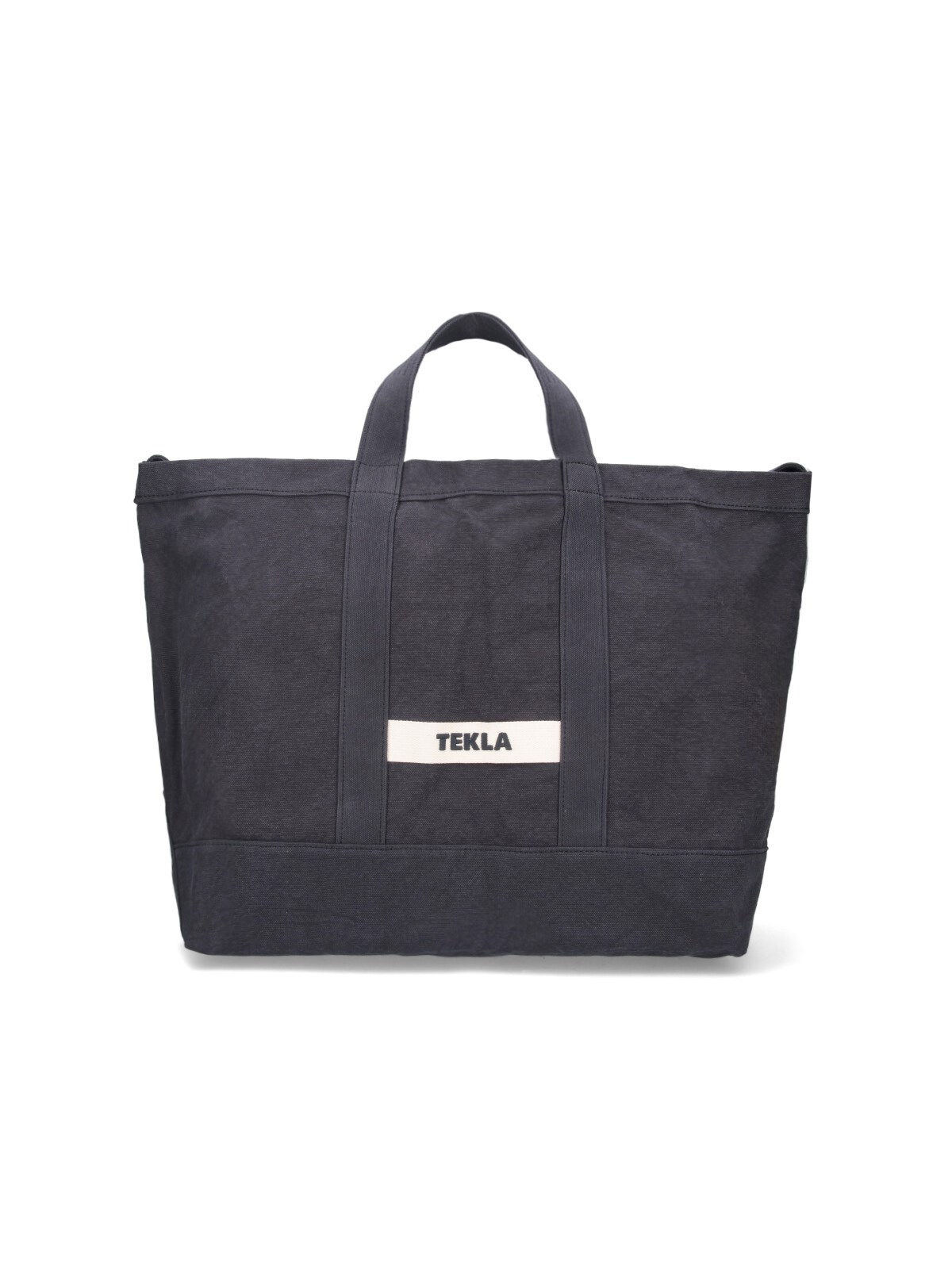 Shop Tekla 'beach Bag' Tote Bag In Black  