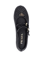Prada Ballet flats with rhinestones available on SUGAR - 176028