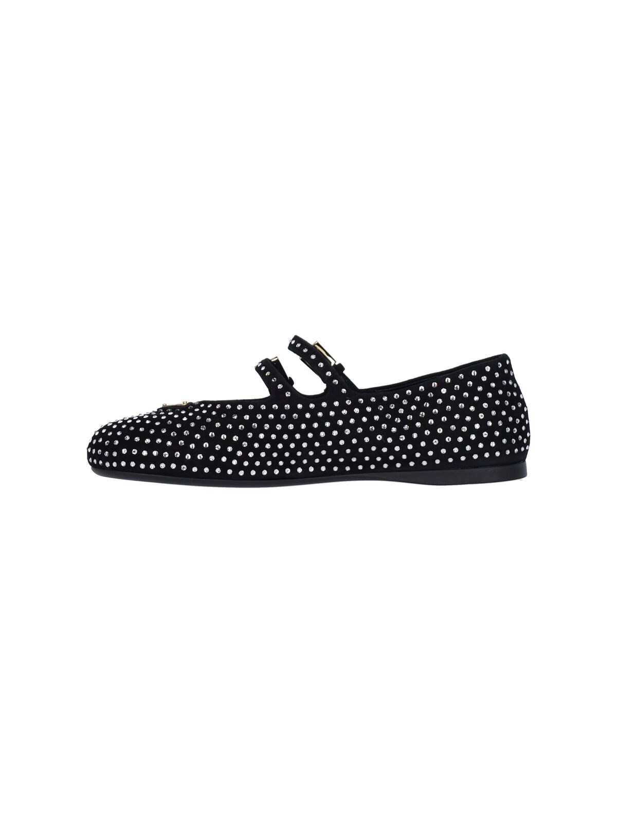 【関税込み】prada DOUBLE STRAP BALLET FLATS Prada Double Strap Ballet Flats Flat Shoes Black | Wanan Luxury
